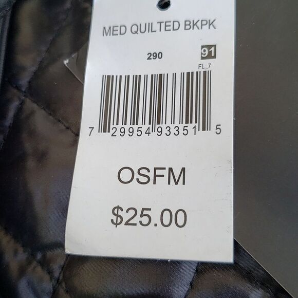 NWT Mimi X Jules Mimi & Jules Medium Quilted Backpack 9" x 8" - Picture 4 of 11